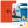 HERMA Farbige Etiketten A4 45.7x21.2 mm rot Papier matt 960 St.