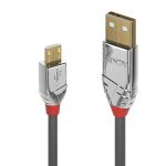 Lindy 36651 USB Kabel USB 2.0 1 m USB A Micro-USB B 0,48 Gbit/s Grau