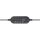 Manhattan Mono USB-Headset, Ohrumschließendes Design (Over-Ear), Ohrmuschel einseitig, kabelgebunden, USB-A-Stecker, integrierte Lautstärkeregelung, verstellbares Mikrofon, schwarz
