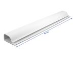 DELOCK Kabelkanal 63 x 28 mm - Länge 400 mm 2 Stück weiß