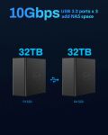 TERRAMASTER F4 SSD,4bay All SSD NAS,Quad Core,8GB DDR5,Diskl