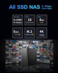 TERRAMASTER F4 SSD,4bay All SSD NAS,Quad Core,8GB DDR5,Diskl