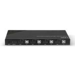 Lindy 32810 Tastatur/Video/Maus (KVM)-Switch Schwarz