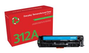 Everyday™ Cyan wiederaufbereiteter Toner von Xerox, kompatibel mit HP 312A (CF381A), Standardkapazität