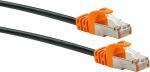 Schwaiger CKO7020 531 Netzwerkkabel Schwarz, Orange 2 m Cat7 S/FTP (S-STP)