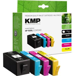 KMP 1717,4005 Druckerpatrone 4 Stück(e) Kompatibel Hohe (XL-) Ausbeute Cyan, Schwarz, Gelb, Magenta