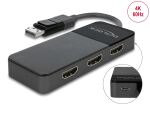 DELOCK DisplayPort 1.4 Splitter 1 x DisplayPort zu 3 x HDMI