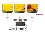 DELOCK DisplayPort 1.4 Splitter 1 x DisplayPort zu 3 x HDMI