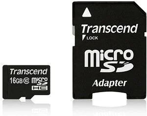 Transcend 16GB microSDHC Class 10 UHS-I MLC Klasse 10