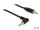 DELOCK Klinkekabel 3,5mm -> 3,5mm 90° St/St 2.00m schwarz