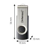 Intenso USB-Stick Office Line, 32 GB, USB-A, 3.2 Gen 1x1, schwarz-silber