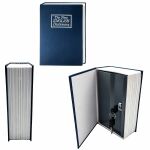 Mad Monkey Bücher Tresor Tragbarer Safe Blau