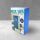 Mad Monkey Bücher Tresor Tragbarer Safe Blau