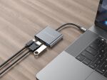 Conceptronic DONN18G 3-in-1 USB 3.2 Gen 1 Dockingstation, HDMI, USB 3.0, 100W USB PD
