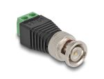 DELOCK Adapter Terminalblock 2Pin -> BNC Stecker