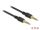 DELOCK Klinkenkabel 3.5mm 4Pin St > St 0.5m schwarz