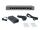LevelOne GEP-1011 Netzwerk-Switch Unmanaged L2 Gigabit Ethernet (10/100/1000) Power over Ethernet (PoE) Desktop-/Wandmontage Grau