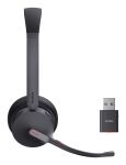 Yealink WH64 Hybrid Dual UC Kopfhörer Kabellos Kopfband Büro/Callcenter Mikro-USB Bluetooth Schwarz