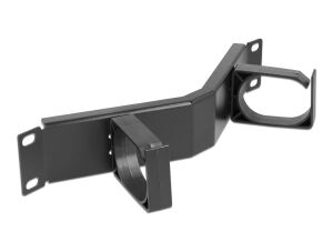 DELOCK 10" Kabelmanagement Rangierpanel 2 Bügel gewinkelt