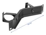 DELOCK 10" Kabelmanagement Rangierpanel 2 Bügel gewinkelt