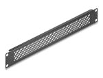 DELOCK 19" Blindpanel mit runden Löchern 1 HE schwarz