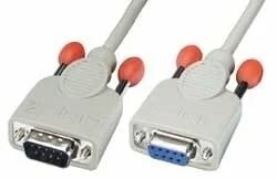 Lindy Sub D-9/Sub D-9 Serien-Kabel Grau 20 m
