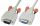 Lindy Sub D-9/Sub D-9 Serien-Kabel Grau 20 m