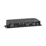 Tripp Lite B005-DPUA2-K DisplayPort/USB KVM-Switch mit 2 Anschlüssen - 4K 60 Hz, HDR, HDCP 2.2, IR, DP 1.4, USB-Freigabe, USB 3.0-Kabel