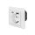 LogiLink PA0262 Steckdose CEE 7/3 + USB Weiß
