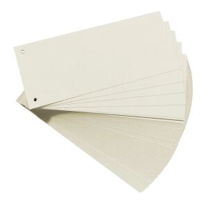 Herlitz 10843654 Trennblatt Karton Weiß 100 Stück(e)