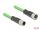 DeLOCK M12 Kabel D-kodiert 4 Pin Stecker zu Buchse PUR (TPU) 2 m