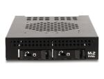DeLOCK 3.5″ Wechselrahmen für 2 x M.2 NVMe SSD mit OcuLink SFF-8612 Anschluss