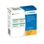 HERMA Anlagenummern selbstklebend 2-fach 15x22 mm...