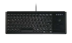 Contour Design Active Key Contour Industrietastatur IP68 Trackball Mini Kabelgebunden Schwarz DE 4400