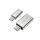 LogiLink AU0040 Kabeladapter USB 3.1 C USB 3.0 A, Micro USB 2.0 Aluminium