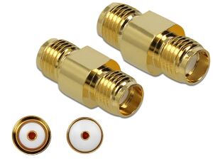 DELOCK Adapter SMA Buchse zu SMA Buchse 10 GHz