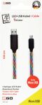 2GO 797145 USB Kabel 1 m USB B Micro-USB B Mehrfarbig