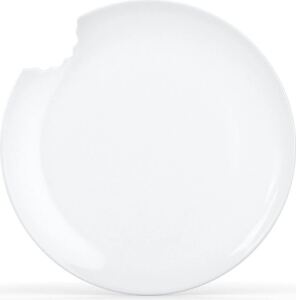 FIFTYEIGHT 2 Kuchenteller mit Biss Ø 20cm weiß