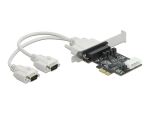 DELOCK PCI Express x1 Karte zu 2 x Seriell RS-232 5 V / 12