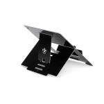 R-Go Tools Laptopständer R-Go Riser Flexible, ergonomisch, faltbarer und einstellbarer Laptopständer, Schwarz