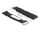 DeLOCK Klettkabelbinder mit Schlaufe und Beschriftungsfeld L 203 x B 20 mm schwarz 5 Stück