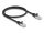 DeLOCK Kabel RJ50 Stecker zu RJ50 Stecker S/FTP 0,5 m schwarz