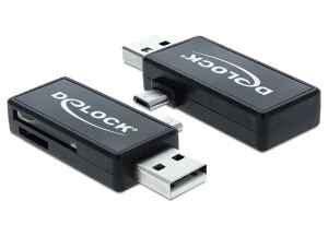 DeLOCK 91731 Kartenleser USB 2.0 Schwarz