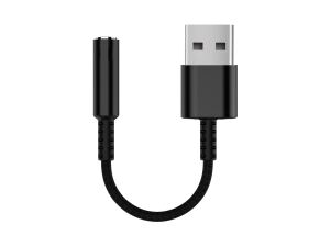 Equip 147945 Audio-Kabel 0,15 m 3.5mm USB Typ-A Schwarz