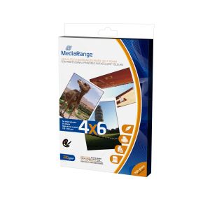 MediaRange MRINK104 Fotopapier Weiß Hoch-Glanz