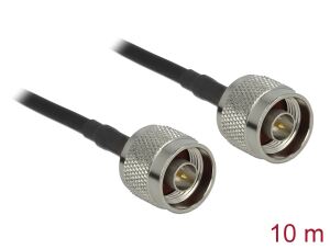 DELOCK Antennenkabel N Stecker zu N Stecker LMR195 10 m