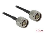 DELOCK Antennenkabel N Stecker zu N Stecker LMR195 10 m