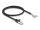 DeLOCK Kabel RJ50 Stecker zu offenen Kabelenden S/FTP 0,5 m schwarz