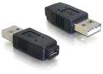 DeLOCK Adapter USB micro-A+B Buchse zu USB2.0-A Stecker