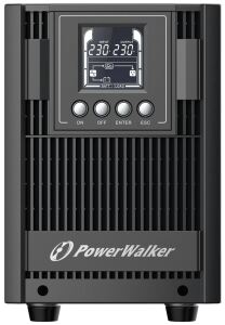 PowerWalker VFI 2000 AT FR Unterbrechungsfreie Stromversorgung (USV) Doppelwandler (Online) 2 kVA 1800 W 4 AC-Ausgänge